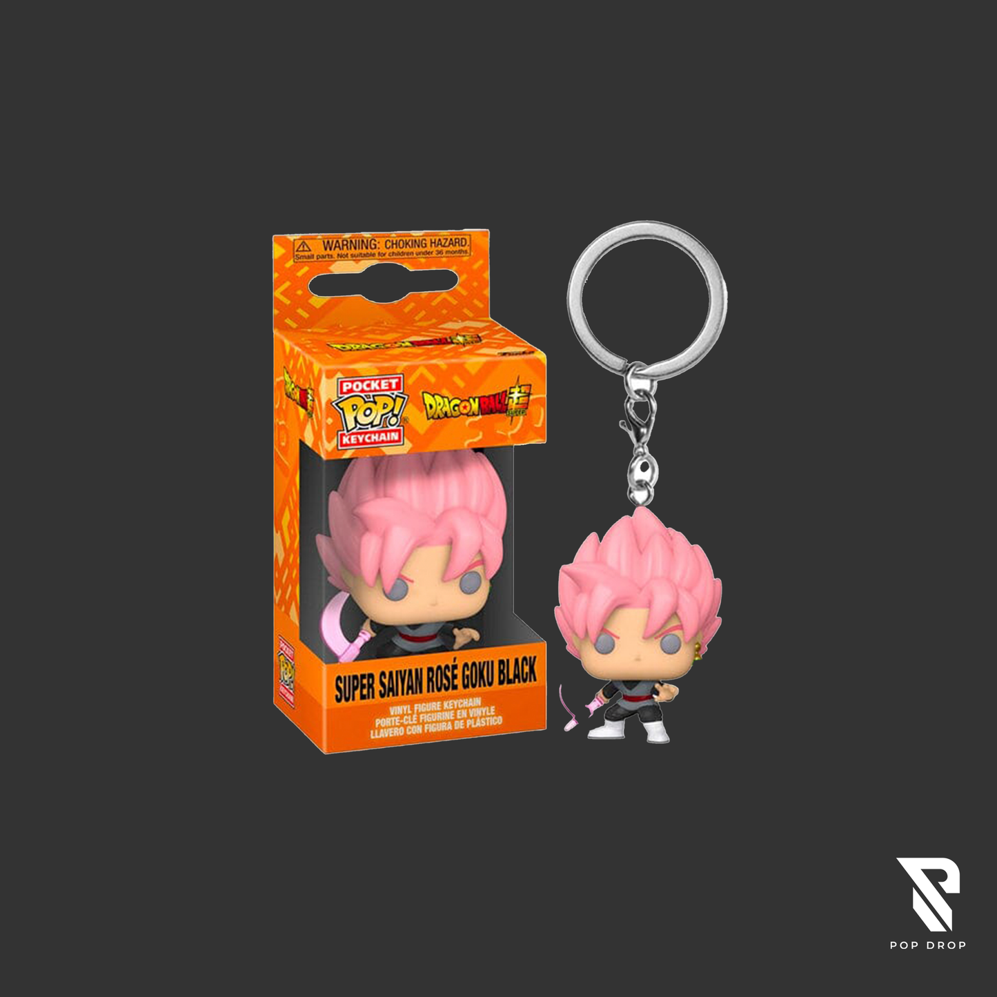 KEYCHAIN SUPER SAIYAN ROSE GOKU BLACK